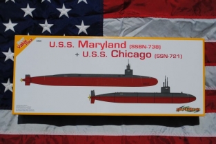 Dragon CH1047  U.S.S.Maryland SSBN-738 & U.S.S.Chicago SSN-721